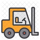 Forklift Construction Forklift Transport Icon