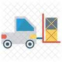 Forklift Crane Lifter Icon