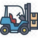 Forklift Lifting Vehicle Transport Vehicle Icon