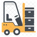 Forklift Warehouse Transportation Icon