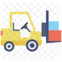 Forklift Logistics Freight Icon