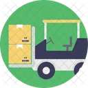 Forklift Truck Warehouse Icon