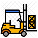 Forklift Logistic Transport Icon