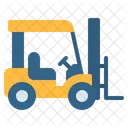 Forklift Lift Truck Vehicle Icon