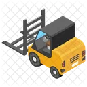 Forklift Fork Truck Lift Truck Icon