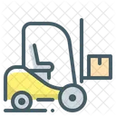 Forklift Logistic Icon