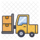 Forklift Industry Truck Icon