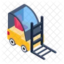 Forklift Delivery Lifter Forklift Truck Icon