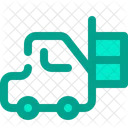 Forklift Vehicle Cargo Icon