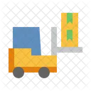 Forklift Factory Cargo Icon