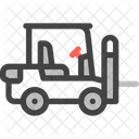 Forklift Logistics Vehicle Icon