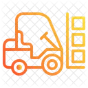 Forklift Transport Transportation Vehicle Warehouse Loader Icon