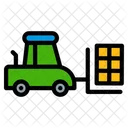Forklift Box Logistics Icon