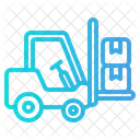 Forklift Package Crane Icon