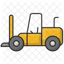 Forklift Carrier Cargo Icon