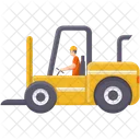 Forklift Carrier Cargo Icon