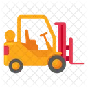 Forklift Warehouse Delivery Icon