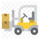 Forklift Delivery Truck Icon