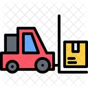 Forklift Car Box Icon