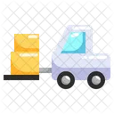 Forklift Shipping Shopping Icon