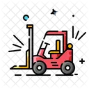 Forklift Truck Industry Icon