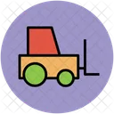 Forklift Transport Construction Icon