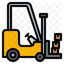 Forklift Lift Truck Industrial Transport Fork Icon