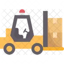 Forklift Vehicle Stock Icon