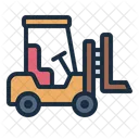 Forklift Vehicle Industry Icon