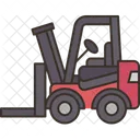 Forklift Lifting Cargo Icon