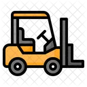 Forklift Warehouse Industry Icon