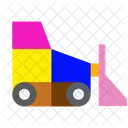 Forklift Vehicle Delivery Icon