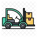 Forklift Logistic Warehouse Icon