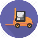 Forklift Truck Delivery Icon