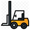 Forklift Industrial Vehicle Lifting Icon
