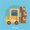 Forklift Box Package Icon