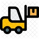 Forklift Box Up Forklift Delivery Icon