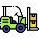 Forklift Lift Transport Icon