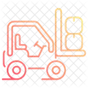 Forklift Transport Vehicle Icon