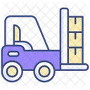 Forklift Transport Vehicle Icon