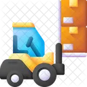 Forklift Transport Vehicle Icon
