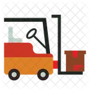 Forklift Transport Vehicle Icon