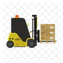 Forklift Transport Vehicle Icon