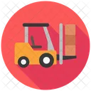 Forklift Warehouse Box Icon