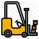 Forklift Lift Truck Industrial Transport Fork アイコン