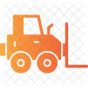 Forklift Material Handling Equipment Lifting Truck Icon