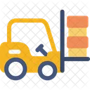 Forklift Lifting Equipment Icon