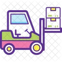 Forklift Load  Icon