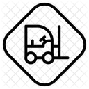 Forklift Safety Icon
