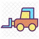 Cargo Forklift Truck Bendi Truck Icon